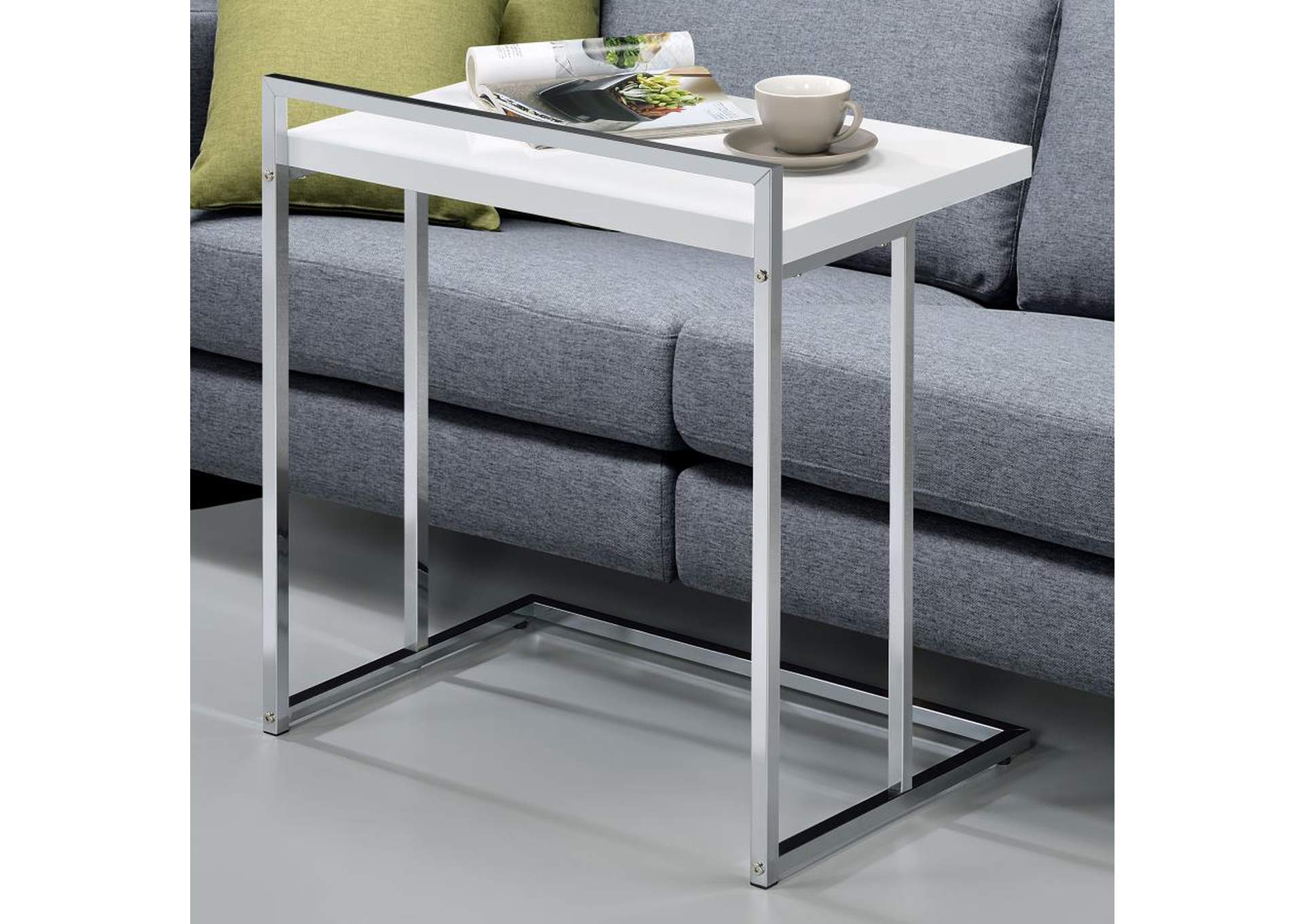 Dani Rectangular Snack Table With Metal Base,Coaster Furniture