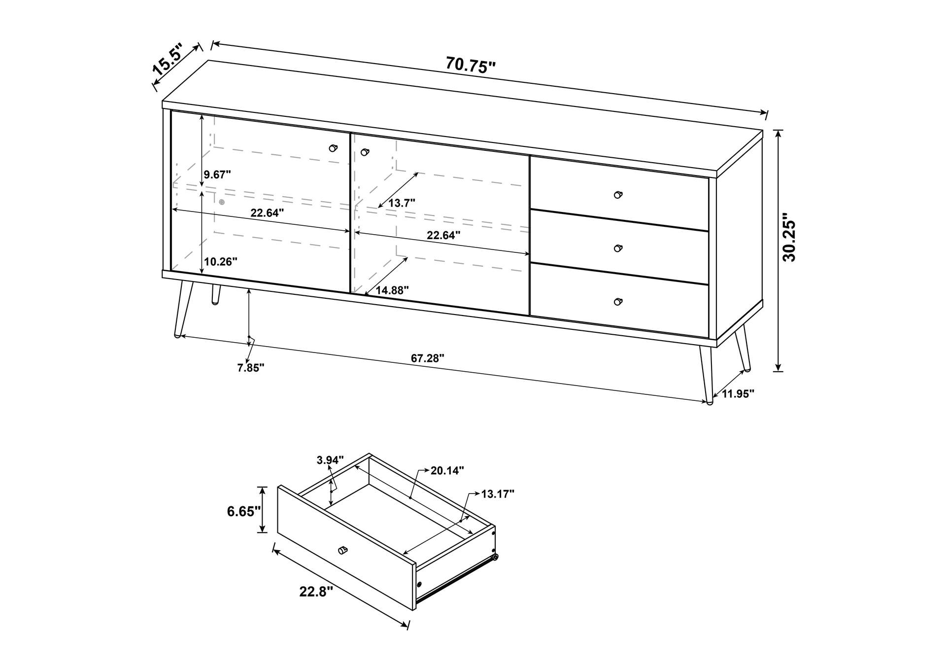 ACCENT CABINET,Coaster Furniture