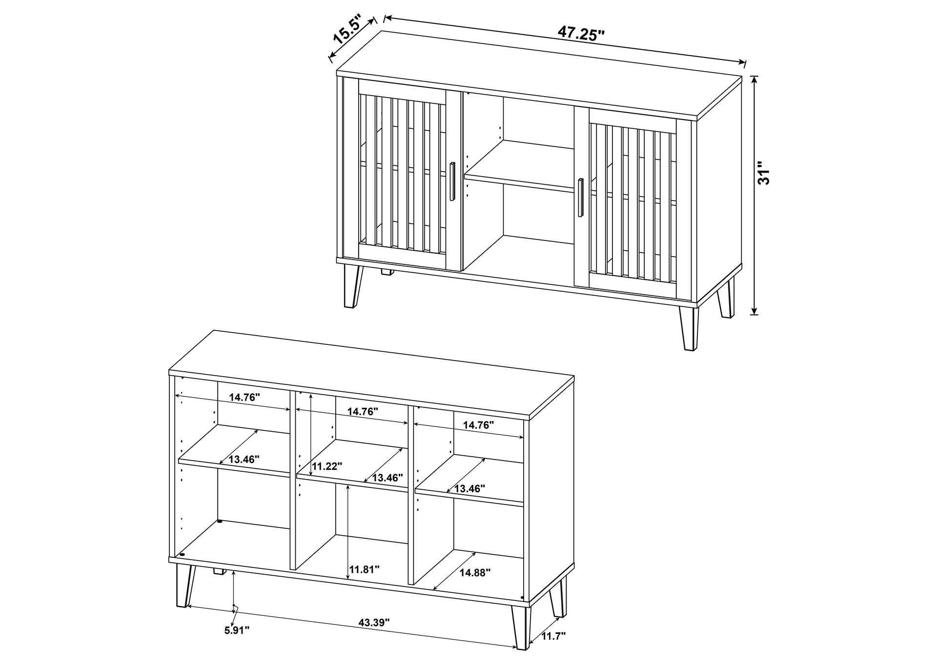 ACCENT CABINET,Coaster Furniture