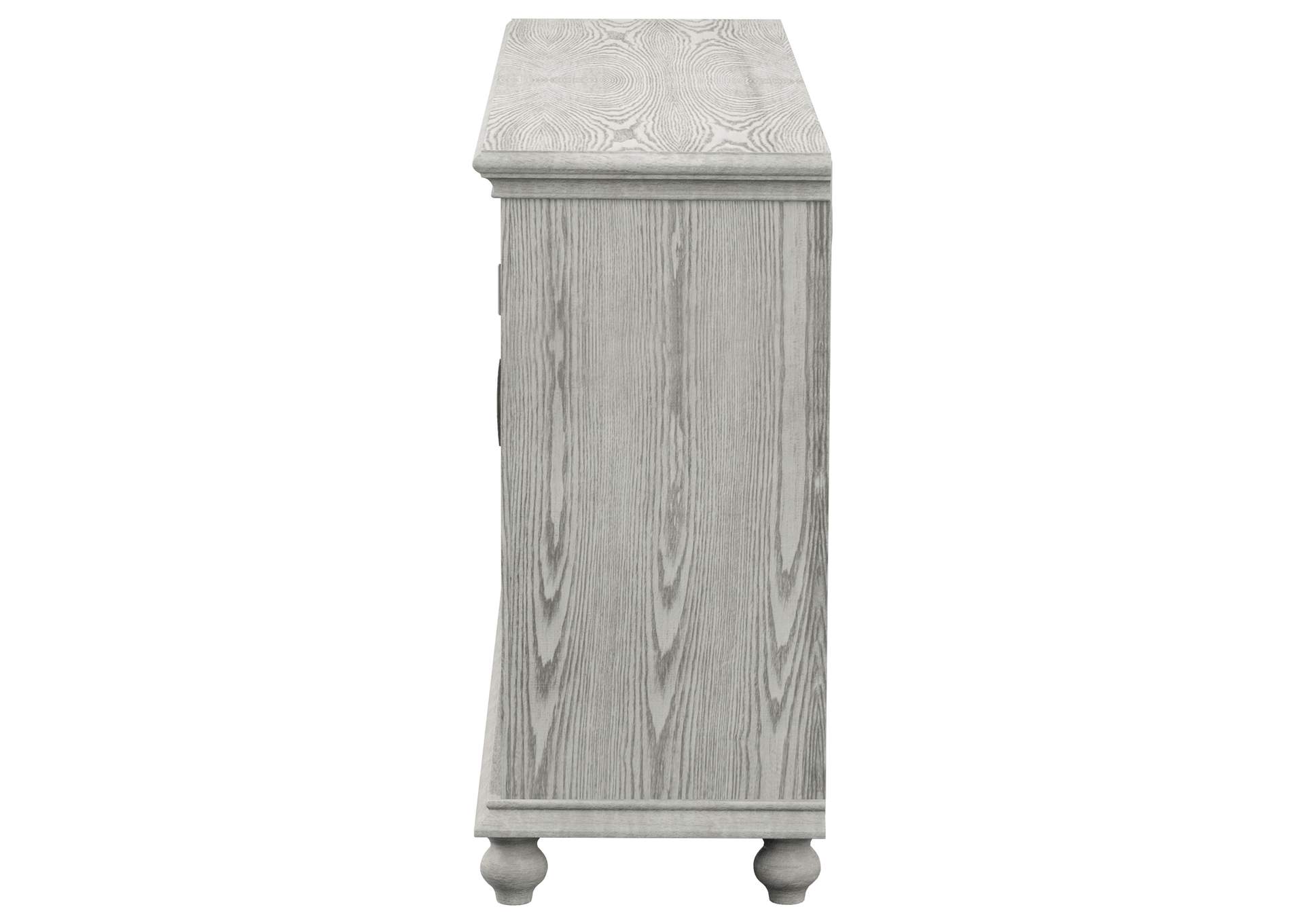 Melanie 4-door Accent Cabinet Antique White,Coaster Furniture