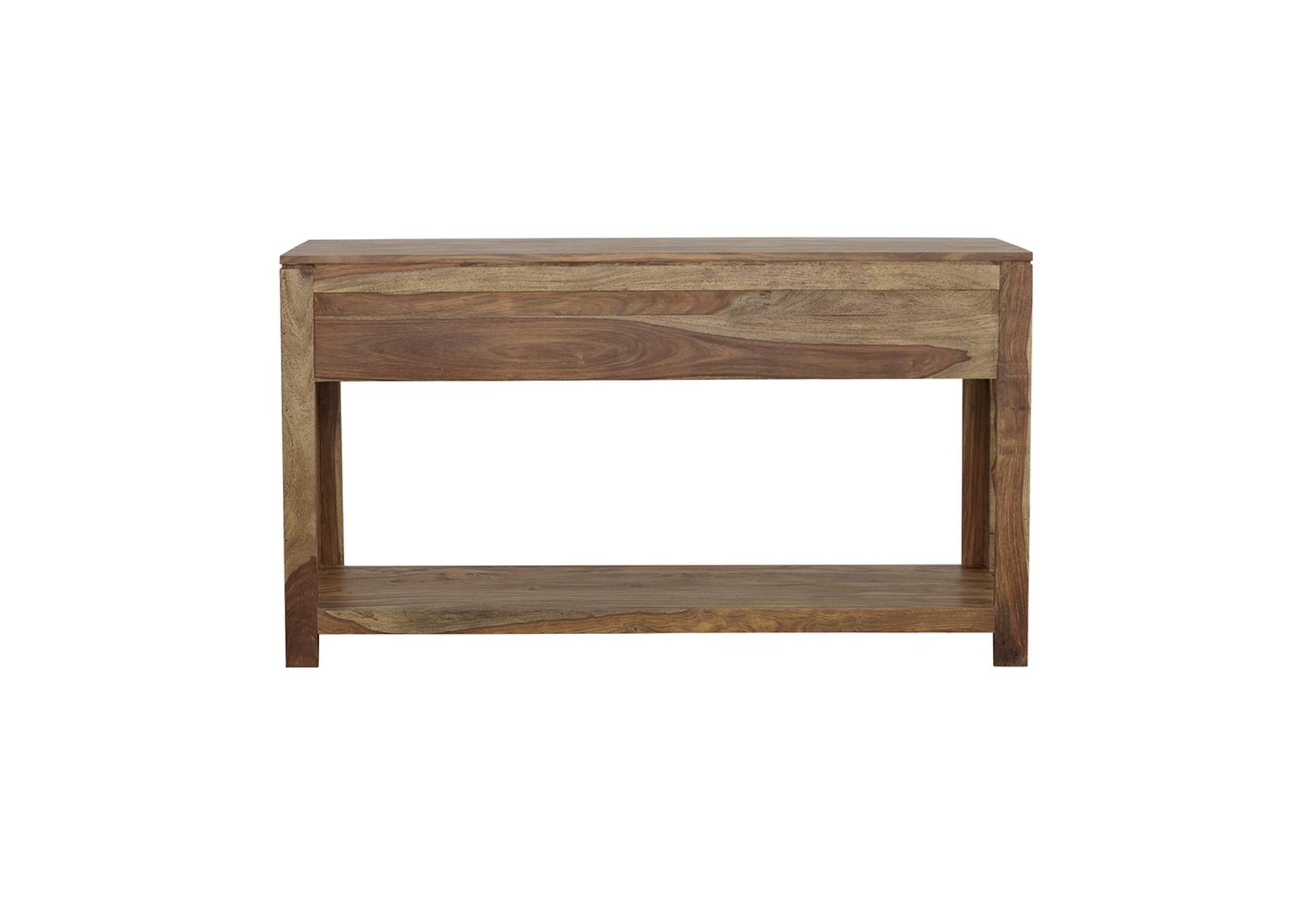 Esther 3-drawer Storage Console Table Natural Sheesham,Coaster Furniture