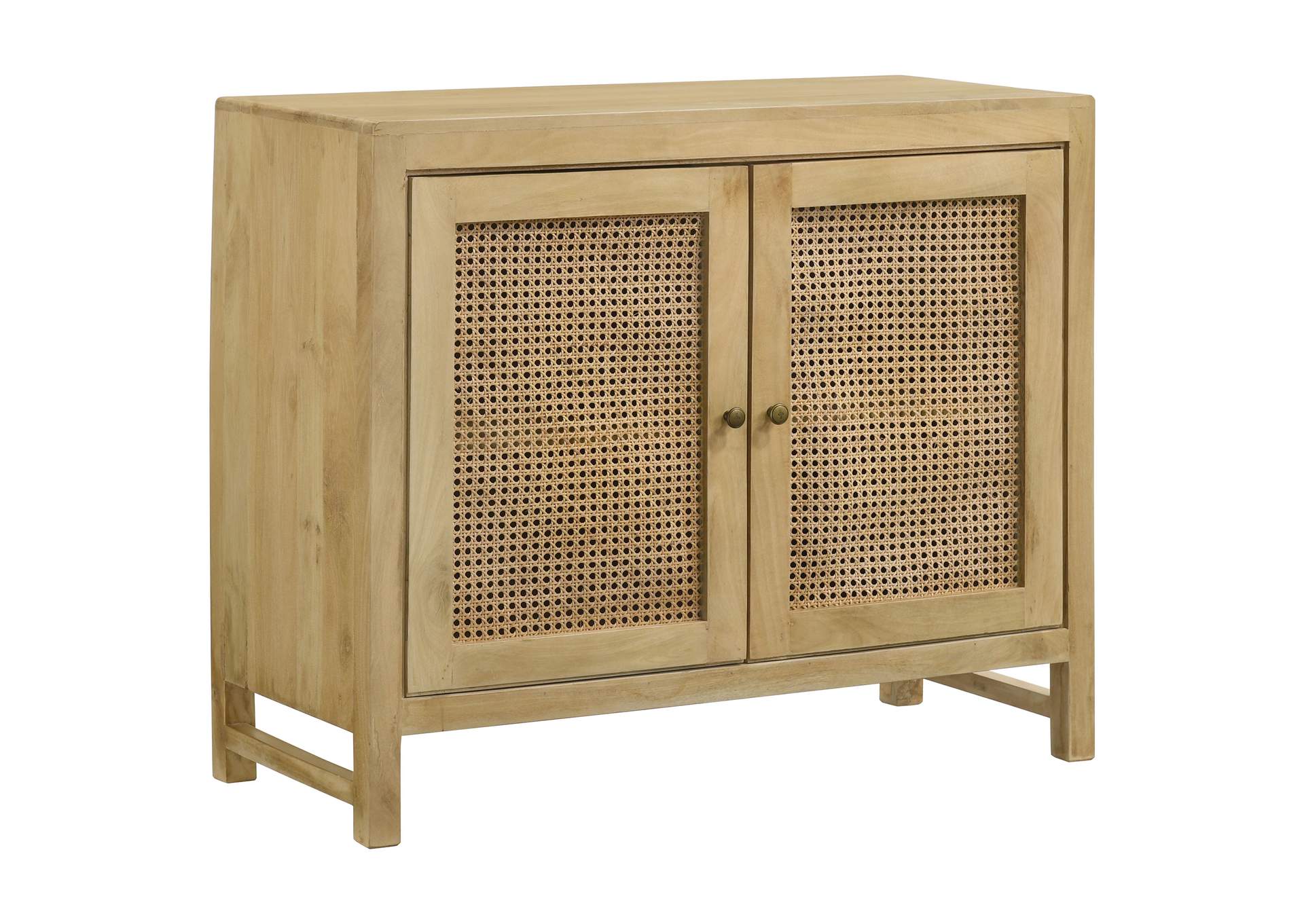 Amaryllis Rectangular 2-door Accent Cabinet Natural,Coaster Furniture