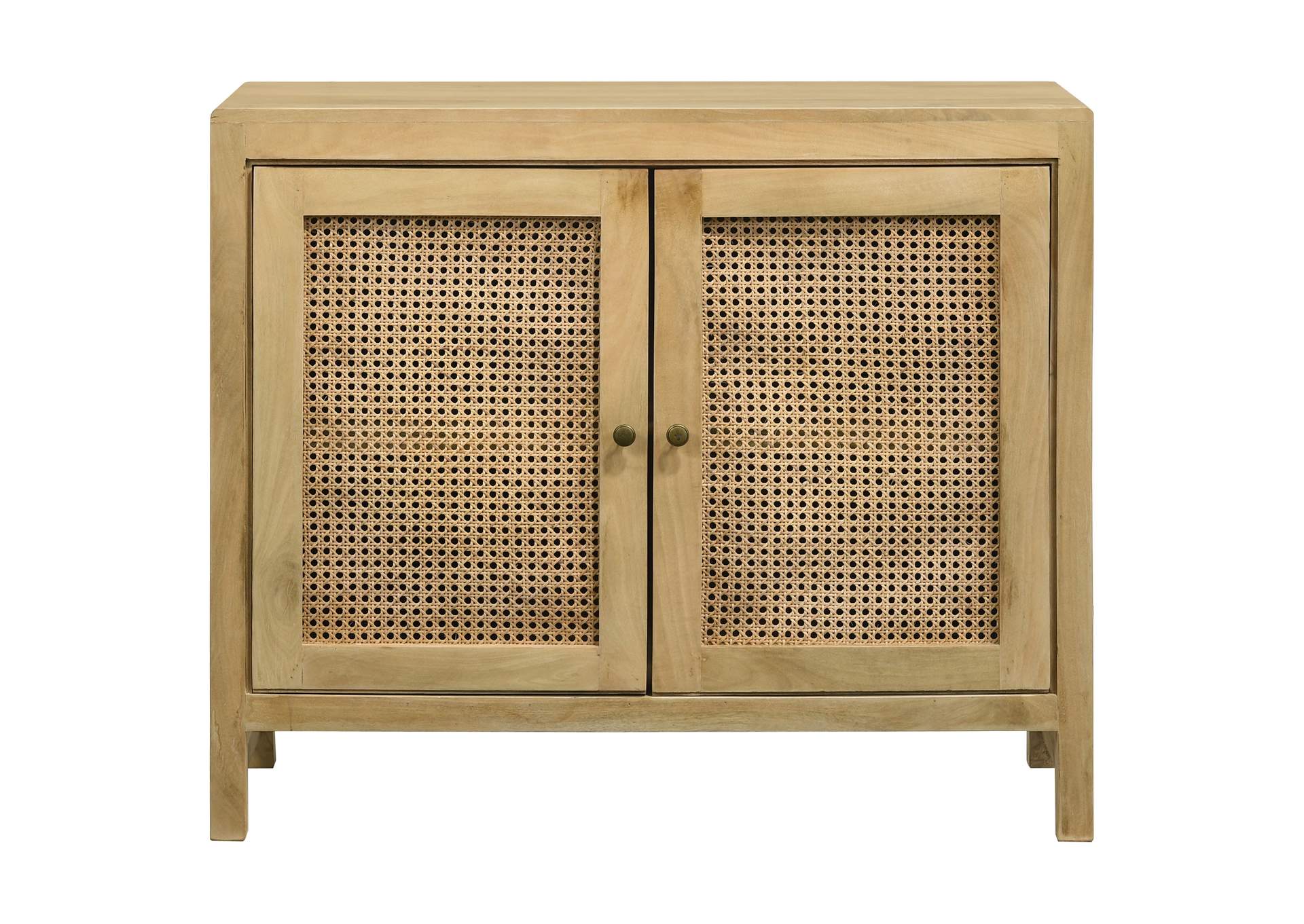 Amaryllis Rectangular 2-door Accent Cabinet Natural,Coaster Furniture