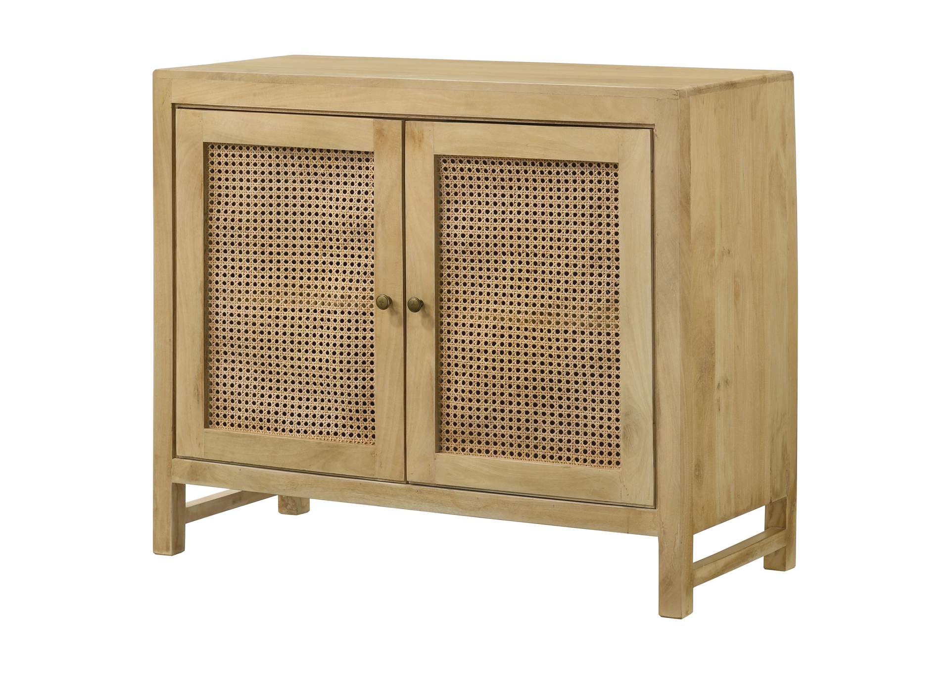 Amaryllis Rectangular 2-door Accent Cabinet Natural,Coaster Furniture