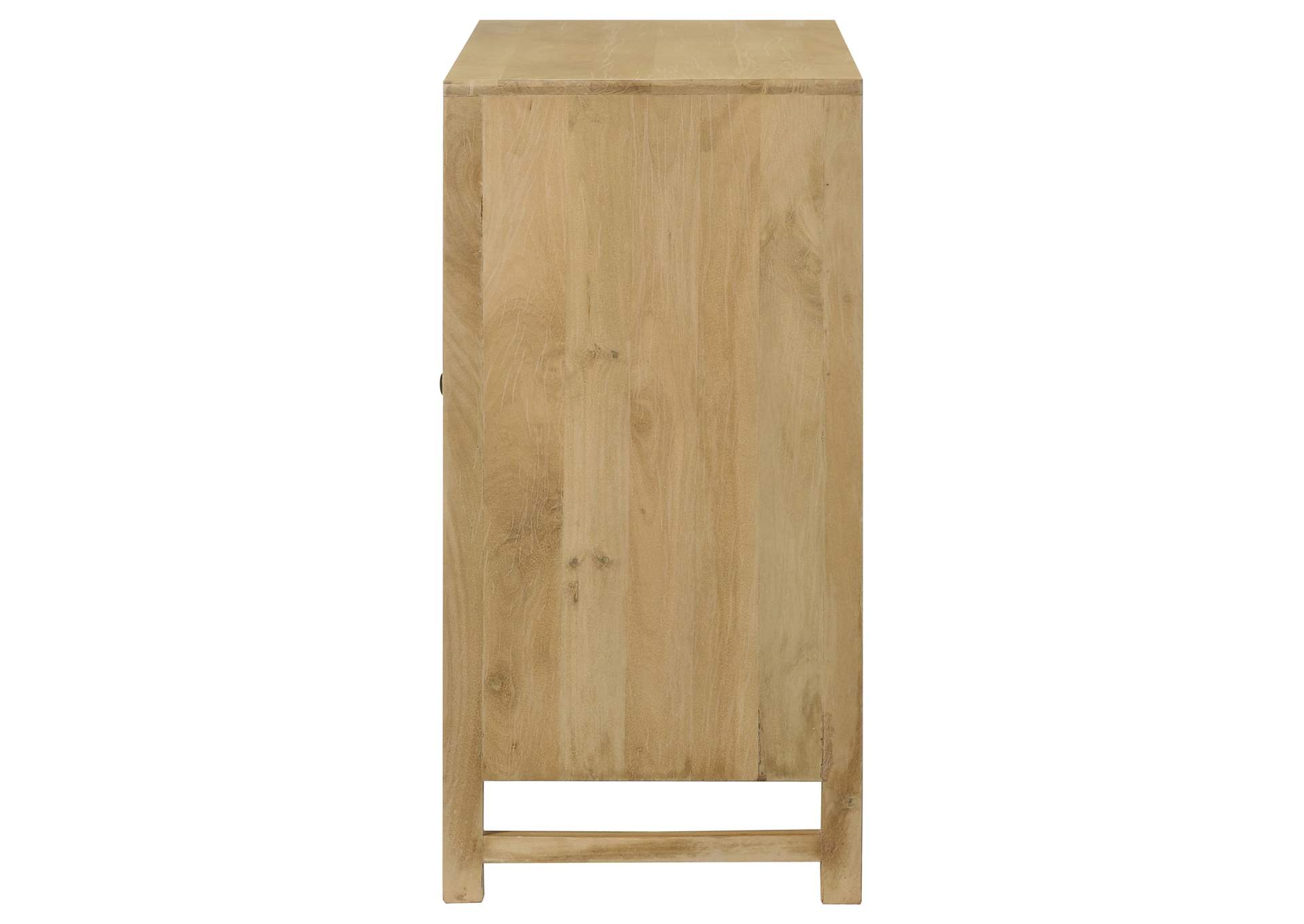 Amaryllis Rectangular 2-door Accent Cabinet Natural,Coaster Furniture