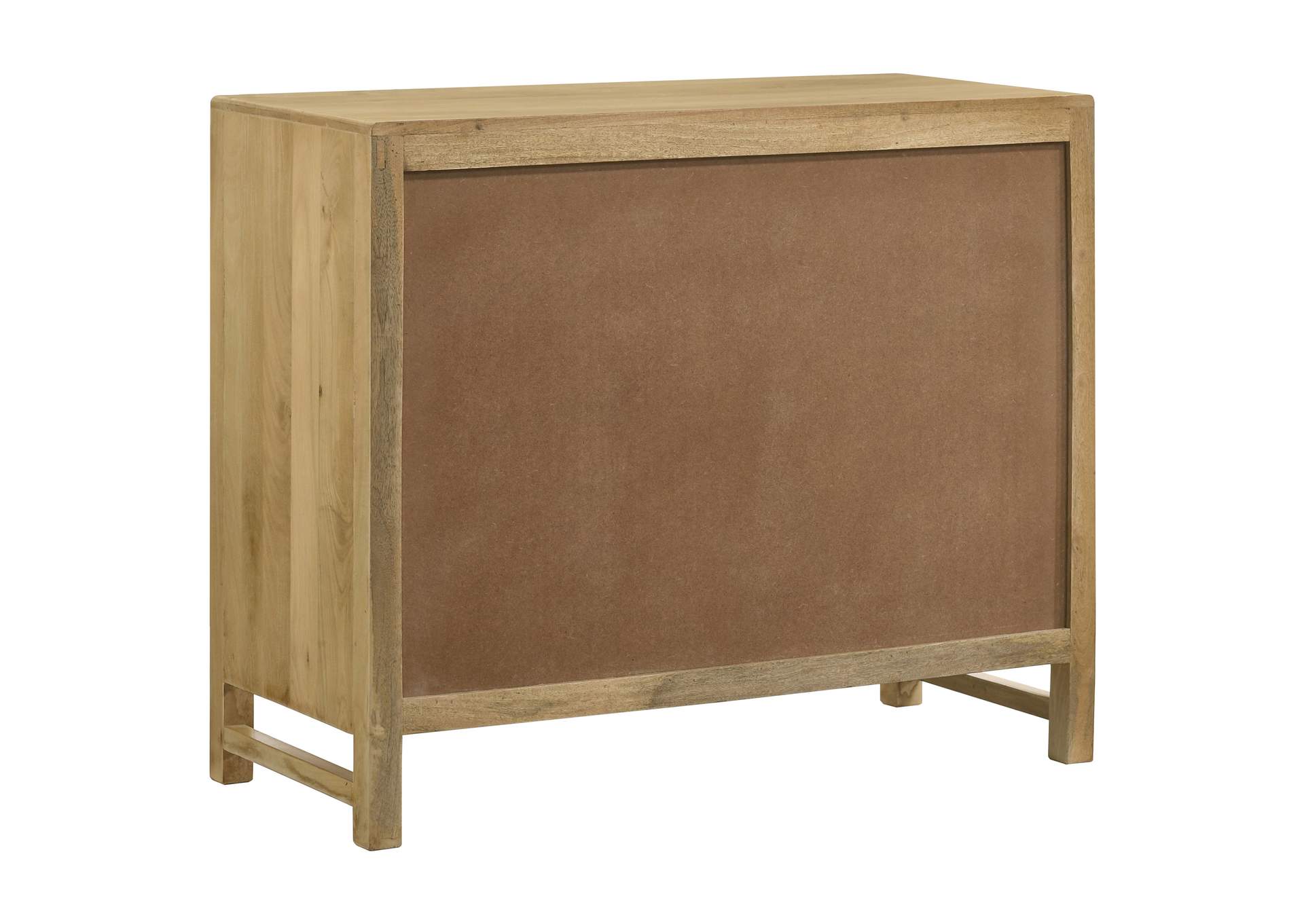 Amaryllis Rectangular 2-door Accent Cabinet Natural,Coaster Furniture