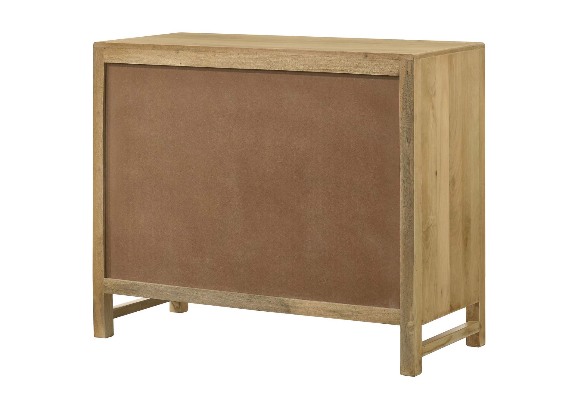 Amaryllis Rectangular 2-door Accent Cabinet Natural,Coaster Furniture