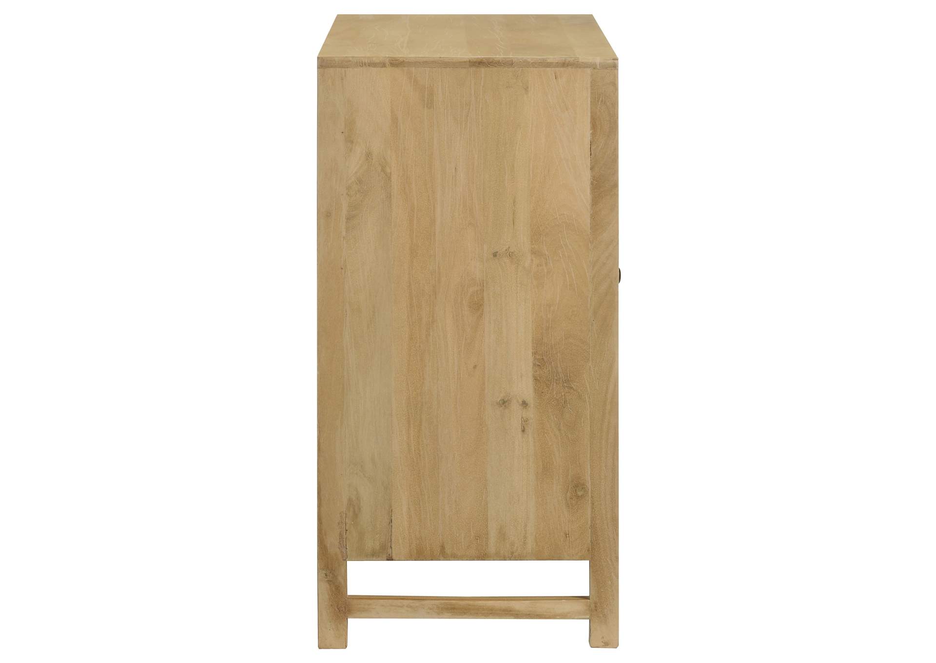 Amaryllis Rectangular 2-door Accent Cabinet Natural,Coaster Furniture