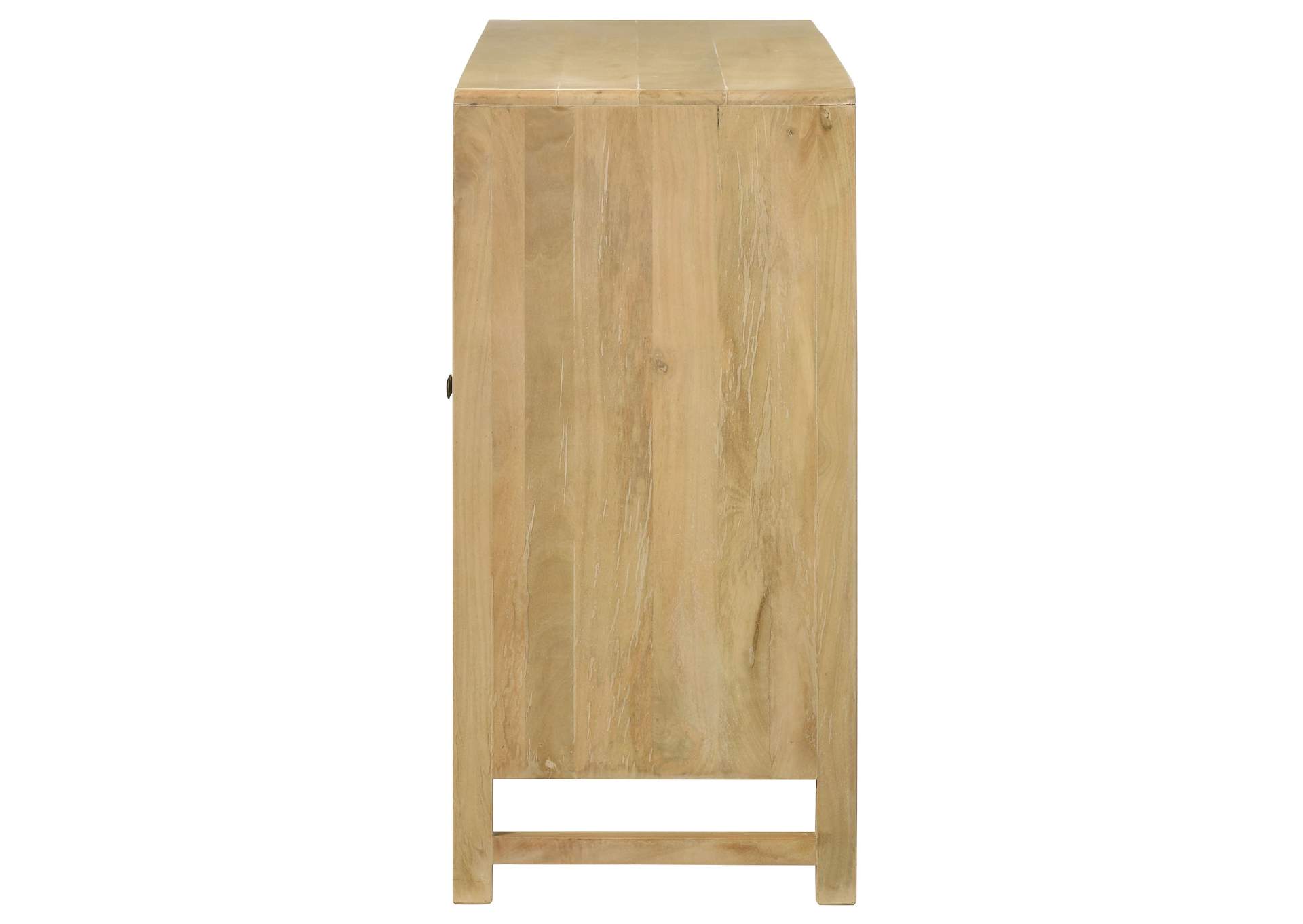 Amaryllis Rectangular 3-door Accent Cabinet Natural,Coaster Furniture