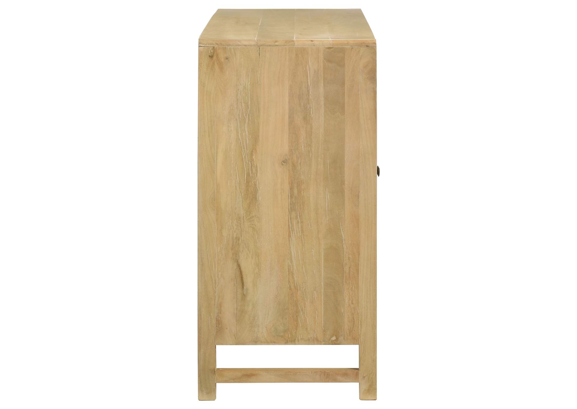 Amaryllis Rectangular 3-door Accent Cabinet Natural,Coaster Furniture