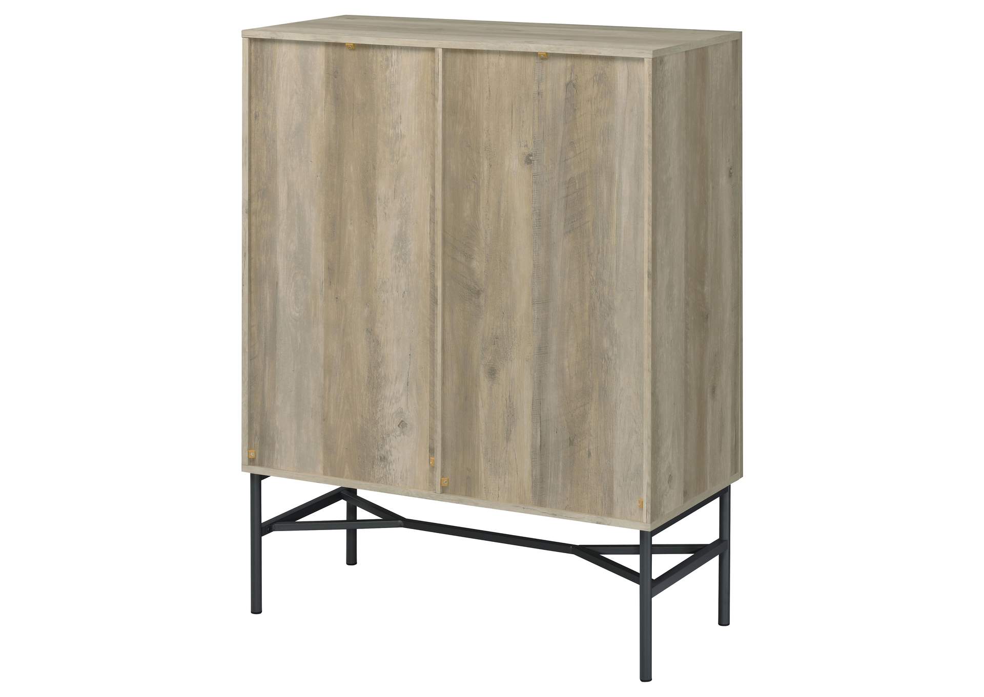 Bonilla 2-door Accent Cabinet with Glass Shelves,Coaster Furniture