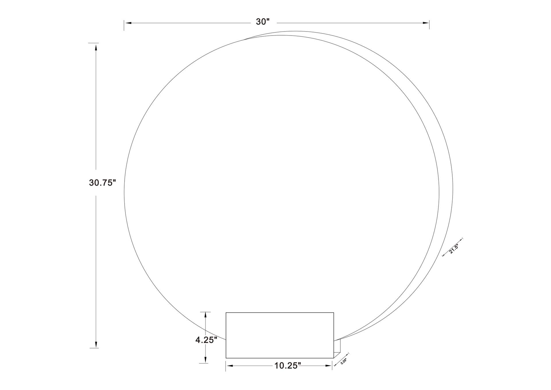 TABLE MIRROR,Coaster Furniture
