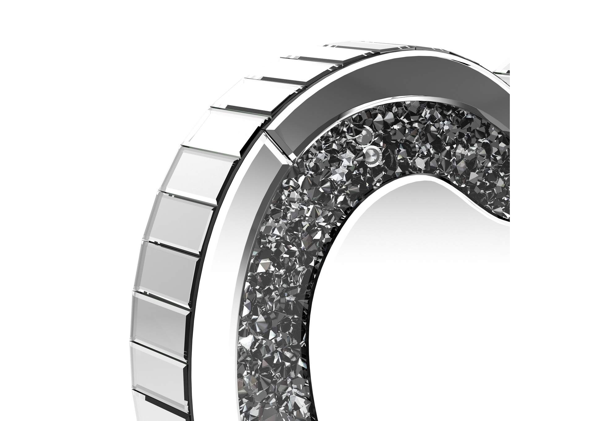 Euston Heart Shape Table Mirror Silver,Coaster Furniture