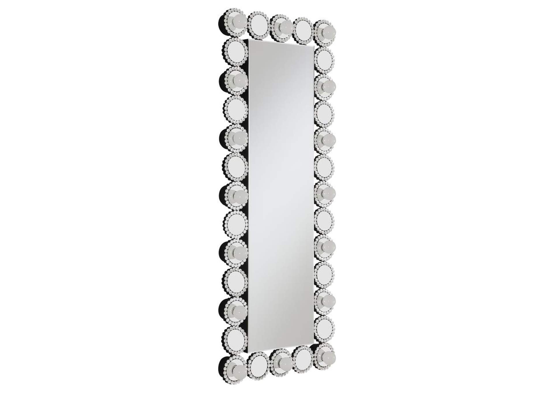 Aghes Rectangular Wall Mirror With Led Lighting Mirror Coco Furniture