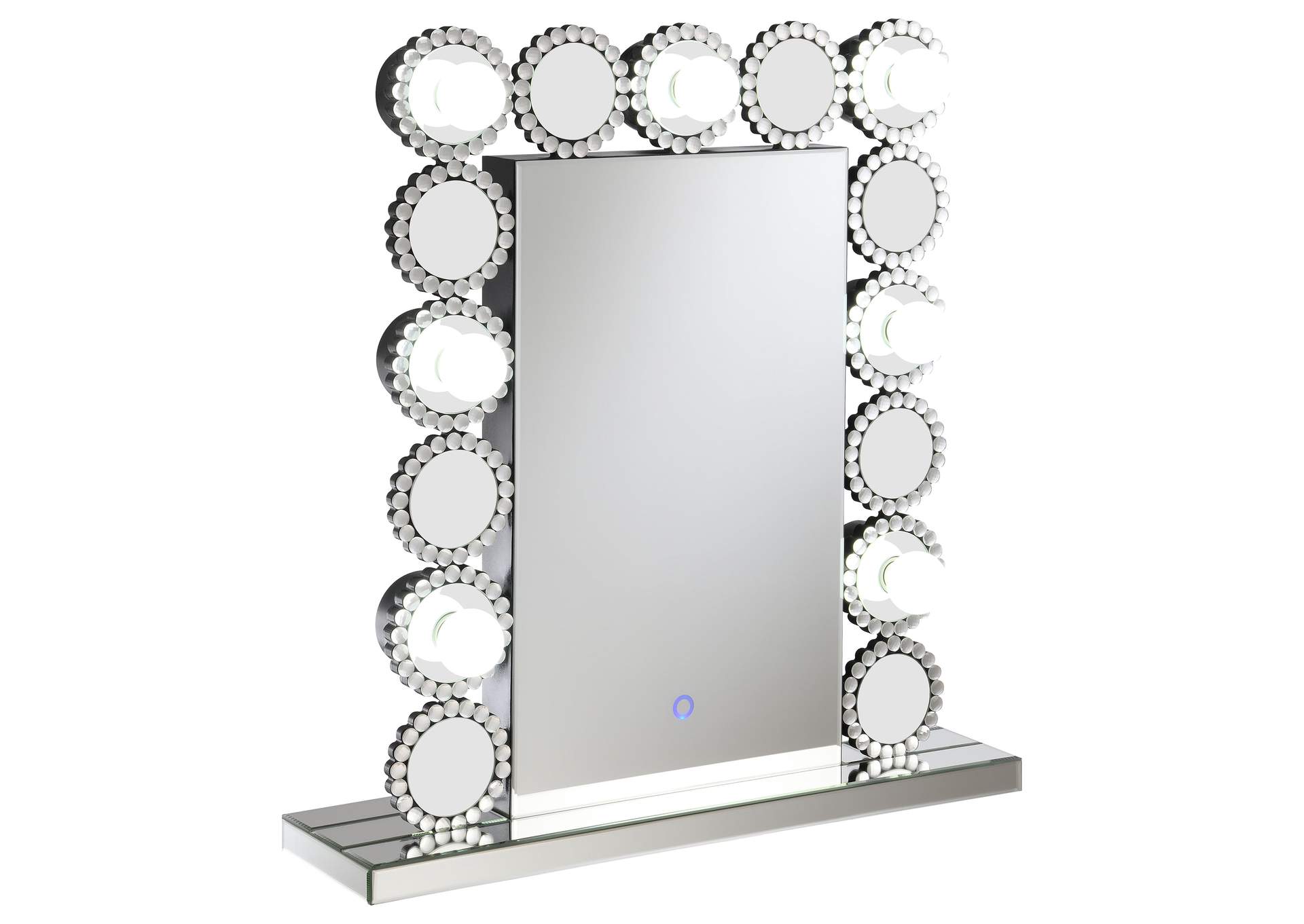 Aghes Rectangular Table Mirror with LED Lighting Mirror,Coaster Furniture