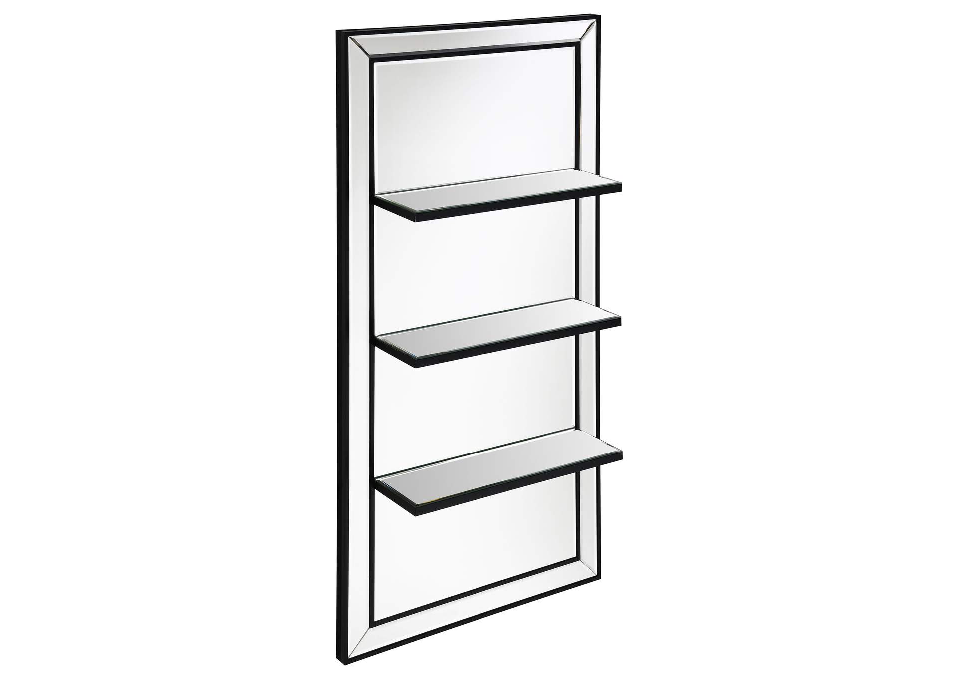 Oriel 3-Shelf Rectangle Wall Mirror,Coaster Furniture