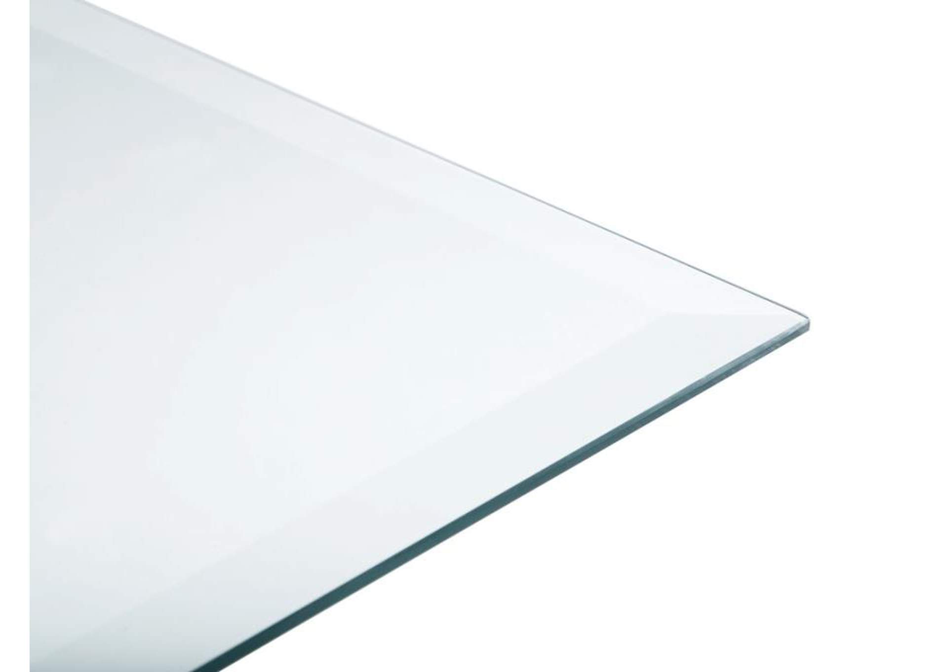Rectangular Glass Table Top Clear,Coaster Furniture