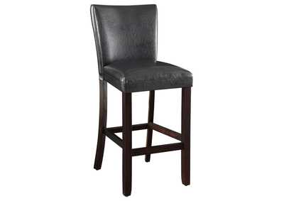 Image for Alberton Upholstered Bar Stools Black And Cappuccino (Set Of 2)