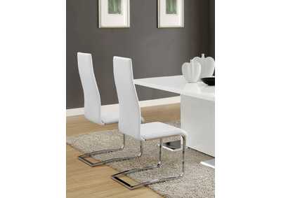 Image for Montclair High Back Dining Chairs Black and Chrome (Set of 4)
