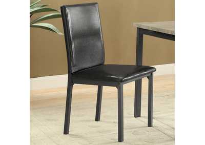 Image for Garza Upholstered Dining Chairs Black (Set of 2)