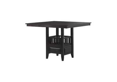 Image for Jaden Square Counter Height Table With Storage Espresso