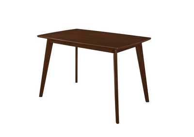 Image for Kersey Dining Table With Angled Legs Chestnut