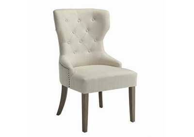 Image for Florence Tufted Upholstered Dining Chair Beige