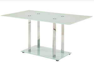 Image for Geneva Dining Group White Dining Table