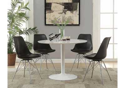 Image for Lowry Round Dining Table White