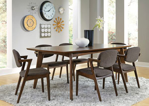 Image for Walnut Dining Table w/4 Chairs