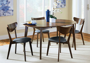 Image for Walnut Dining Table w/ 4 Chairs