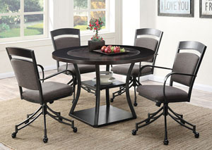 Image for Brown Dining Table w/4 Side Chairs