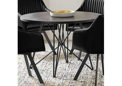 Image for Rennes Round Table Black and Gunmetal