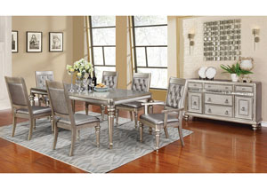 Rectangular Dining Table w/4 Side Chairs & 2 Arm Chairs,Coaster Furniture