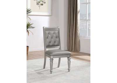 Image for Danette Open Back Side Chairs Metallic (Set of 2)
