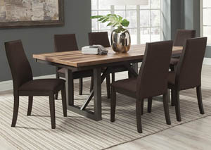 Image for Espresso Dining Table w/6 Side Chairs