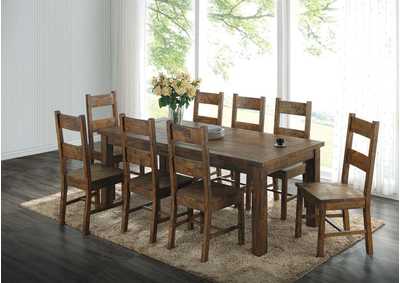 Image for Coleman Dining Room Set Rustic Golden Brown
