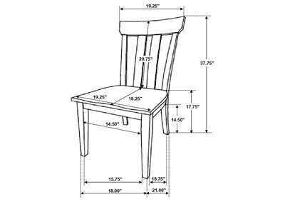 DINING CHAIR,Coaster Furniture