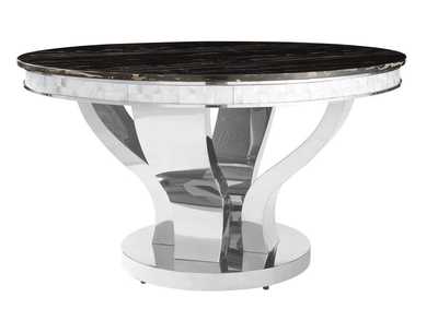 Image for Anchorage Hollywood Glam Silver Dining Table