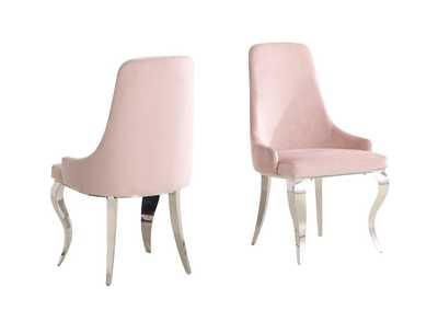 Image for Antoine Upholstered Demi Arm Dining Chairs (Set of 2)