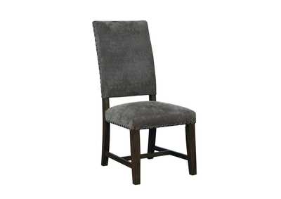 Image for Twain Upholstered Side Chairs Warm Grey (Set Of 2)
