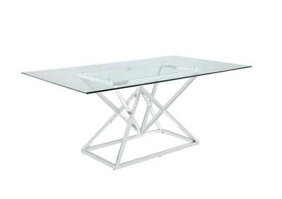 Image for Rectangular Glass Dining Table