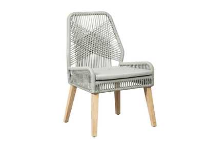 Image for Nakia Woven Back Side Chairs Grey (Set of 2)