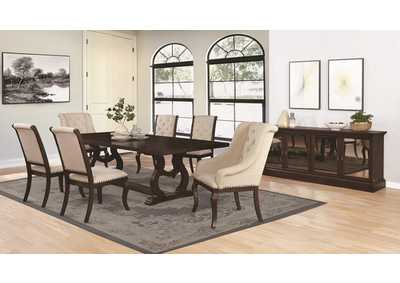 Brockway Rectangular Trestle Dining Set,Coaster Furniture