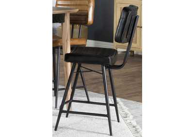 Image for Partridge Upholstered Counter Height Stools With Footrest (Set Of 2)