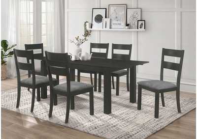 Jakob Rectangular Dining Table Black,Coaster Furniture