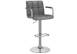 Image for Grey Adjustable Bar Stool