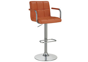 Image for Orange Adjustable Bar Stool