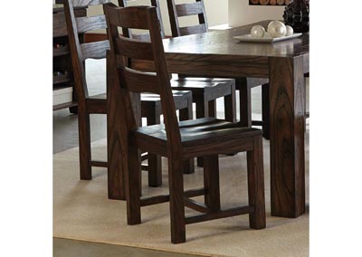 Image for Dark Brown Side Chair (Set Of Two)