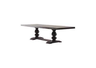 Phelps Traditional Antique Noir Dining Table